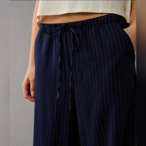 American Eagle Outfitters Dark Blue Pinstripe Pants